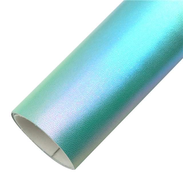 synthetic leather iridescent sheep pattern faux leather