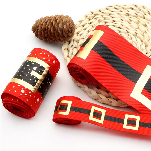 3" 75mm gold grosgrain gold ribbon