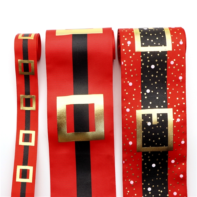 3" 75mm gold grosgrain gold ribbon