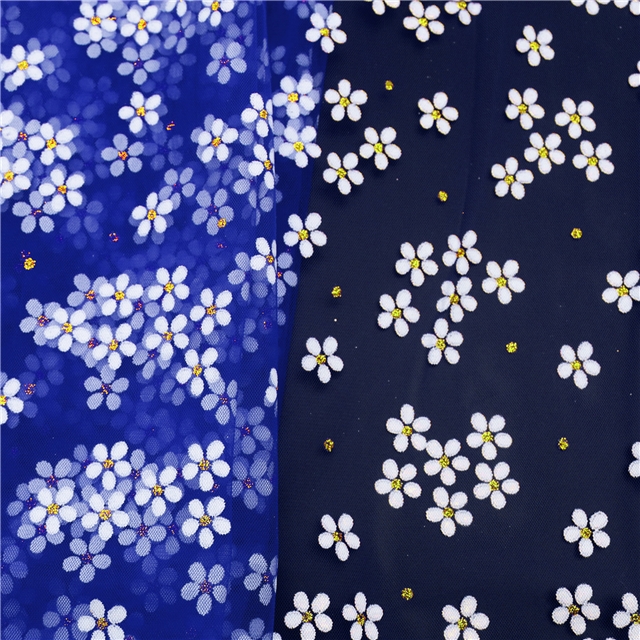 polyester plain plum mesh fabric royal blue,50*150cm(19.7*59.1