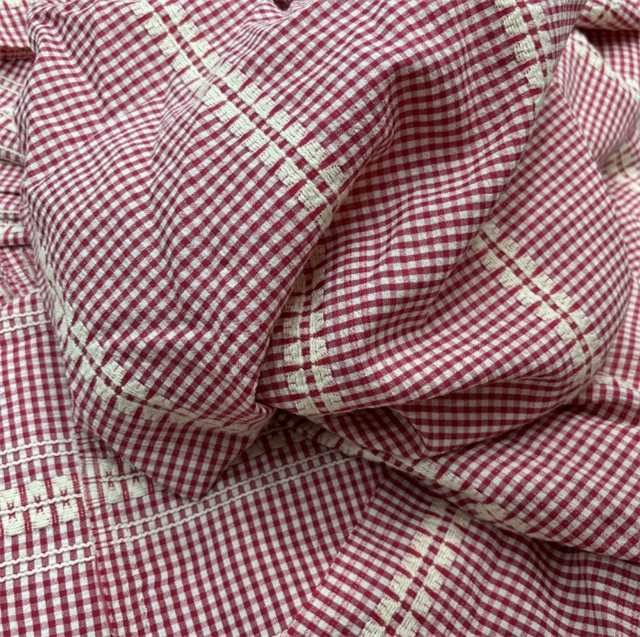 lattice embroidery fabric