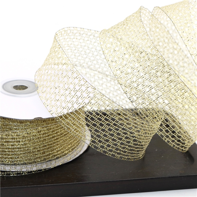 1.5" stretch wired ribbon