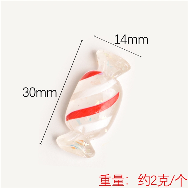 resin christmas candy 3d resin accessories