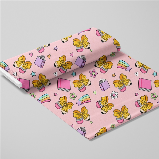 polyester cotton abc series polyester cotton fabric set (4 pcs/set)