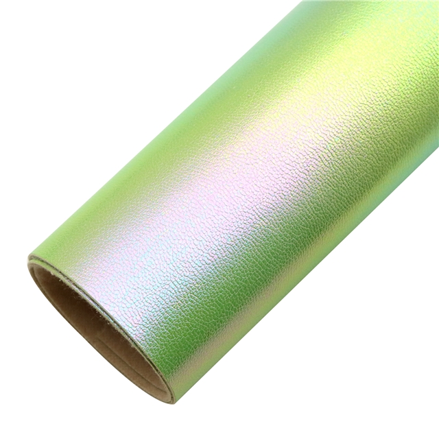 synthetic leather iridescent sheep pattern faux leather