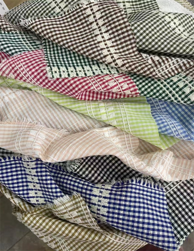lattice embroidery fabric