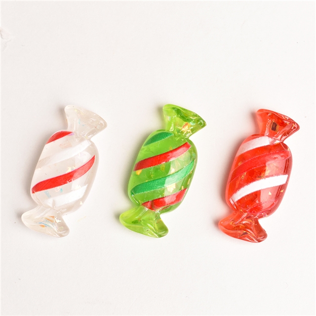 resin christmas candy 3d resin accessories