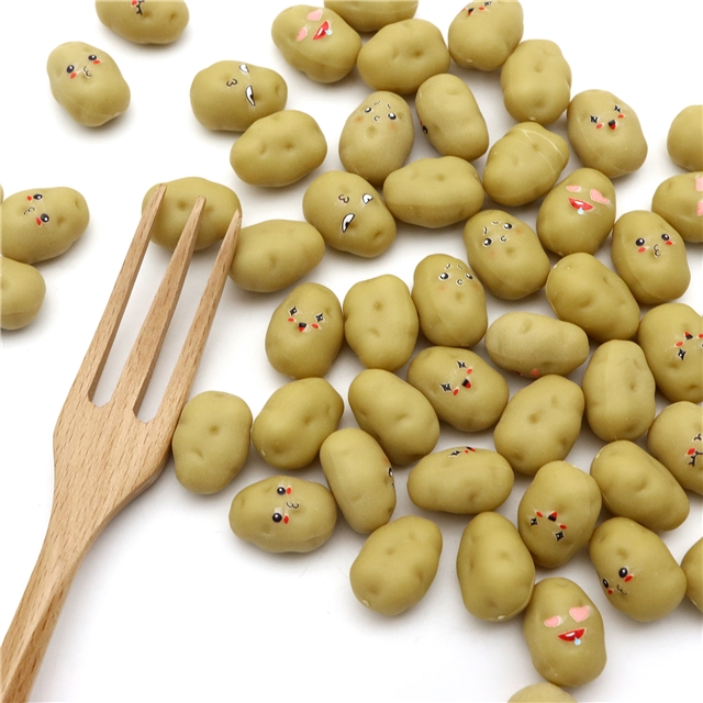 plastic/resin 3d simulation potato resin accessories 1#potato（expressive,randomly）