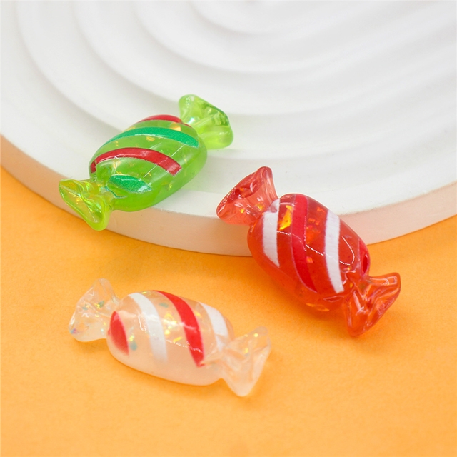 resin christmas candy 3d resin accessories