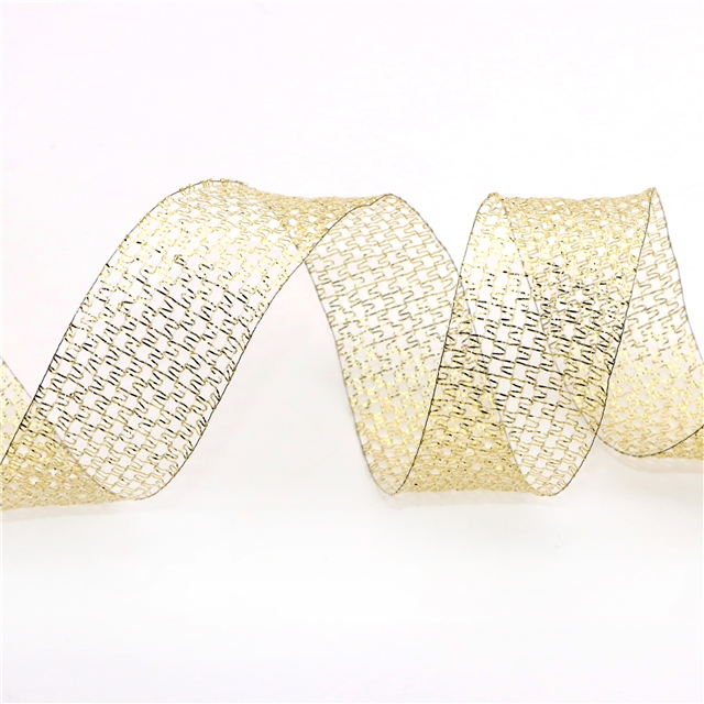 1.5" stretch wired ribbon