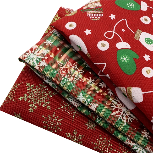 glitter christmas snowflake faux linen