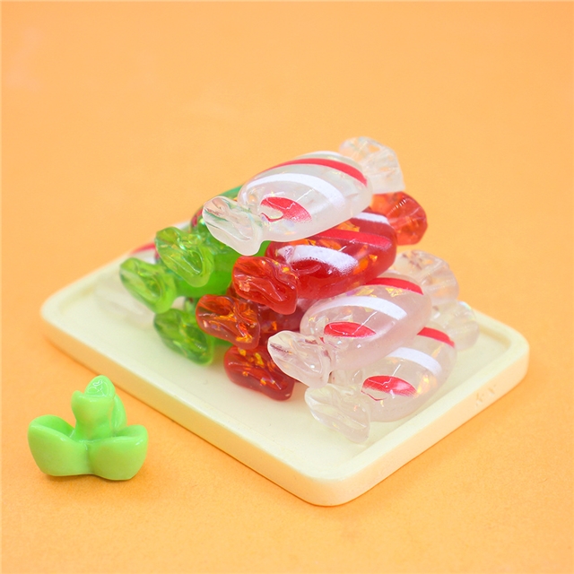 resin christmas candy 3d resin accessories