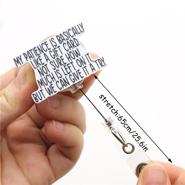 acrylic+plastic acrylic easy pull retractable buckle