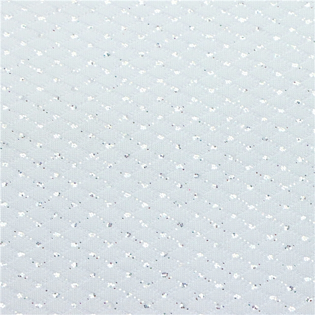 synthetic leather glitter rhombus faux leather