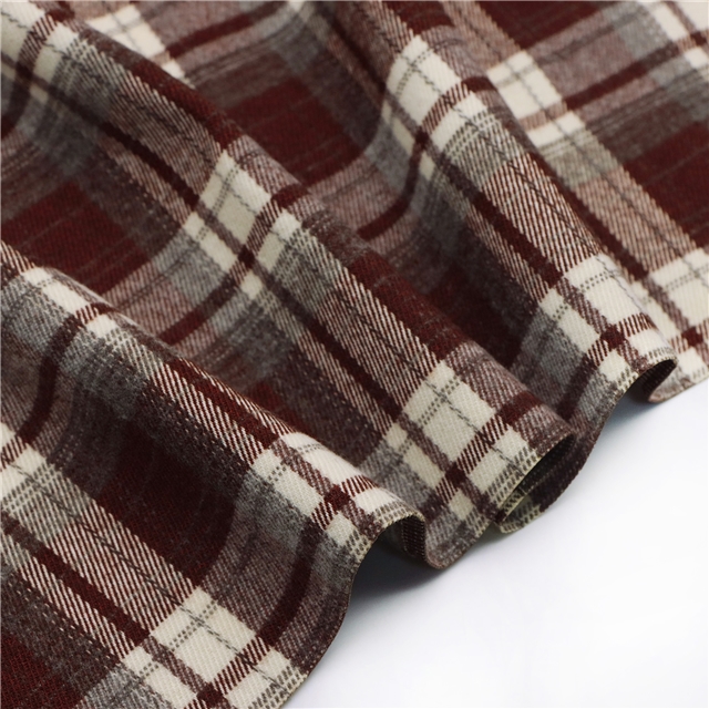 brushed yarn dyed checkered fabric 50*150cm(19.7*59.1