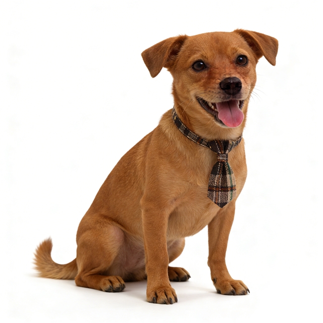 polyester pentagram adjustable pet tie collar