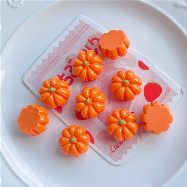 acrylic/resin potato chip corn pumpkin 3D resin accessories