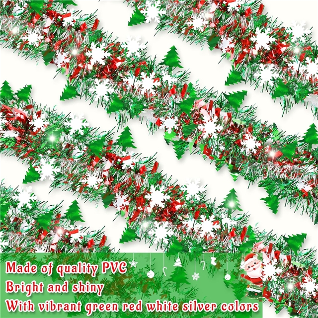 length: 2m pet christmas day floral decorative strips