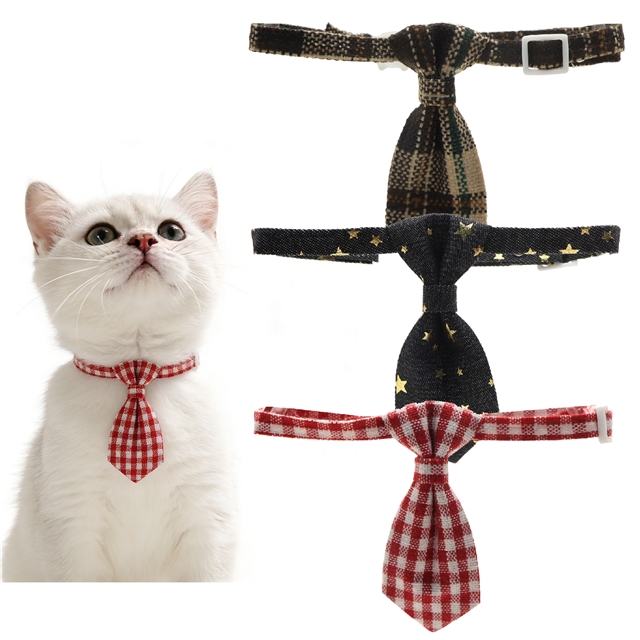 polyester pentagram adjustable pet tie collar