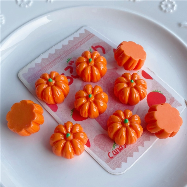 acrylic/resin potato chip corn pumpkin 3D resin accessories