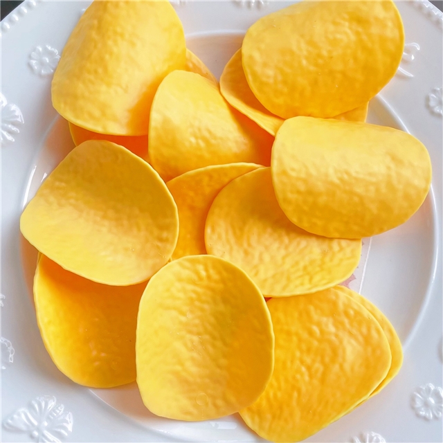 acrylic/resin potato chip corn pumpkin 3D resin accessories