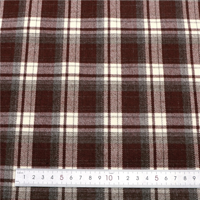 brushed yarn dyed checkered fabric 50*150cm(19.7*59.1