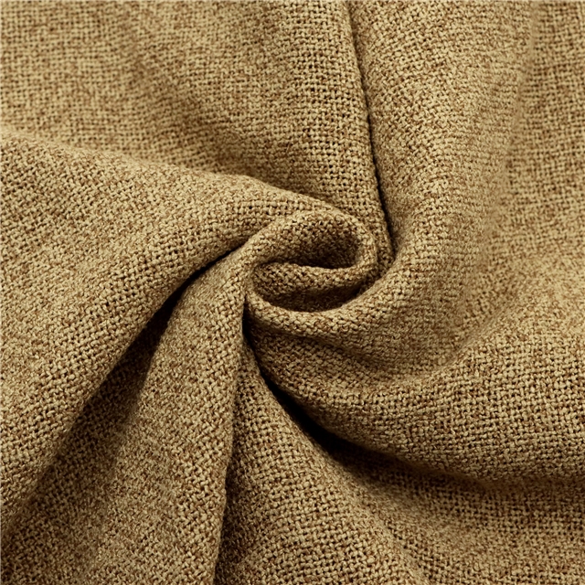 polyester solid color imitation linen fabric
