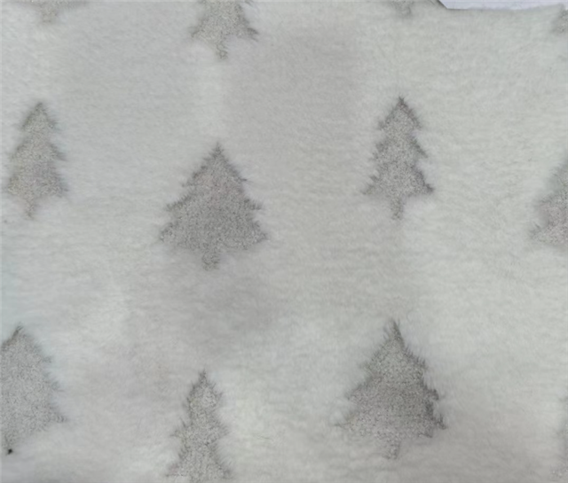 christmas tree velvet fabric