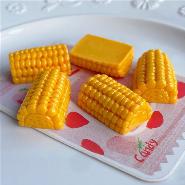 acrylic/resin potato chip corn pumpkin 3D resin accessories