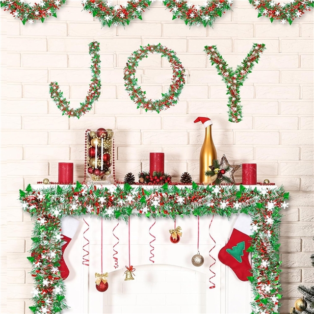 length: 2m pet christmas day floral decorative strips