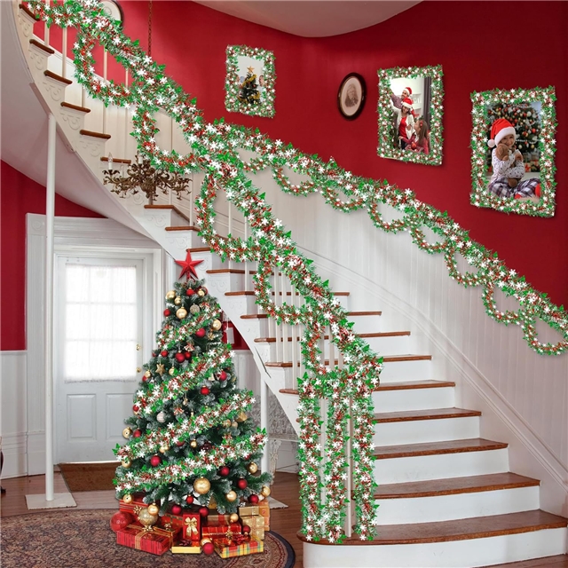 length: 2m pet christmas day floral decorative strips