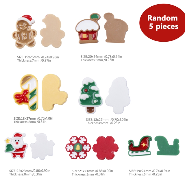 resin christmas 3d resin accessories
