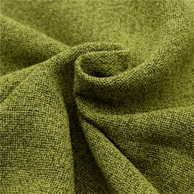 polyester solid color imitation linen fabric