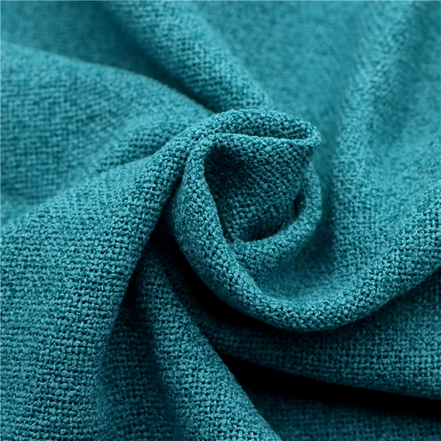 polyester solid color imitation linen fabric