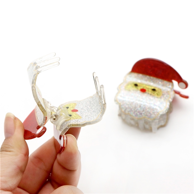 plastic/resin christmas series claw clip