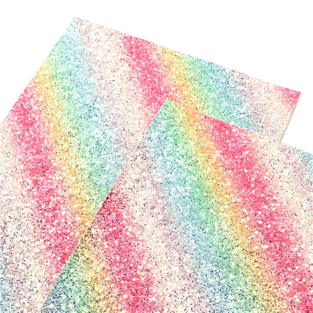 synthetic leather chunky glitter big small sequins mixed faux leather