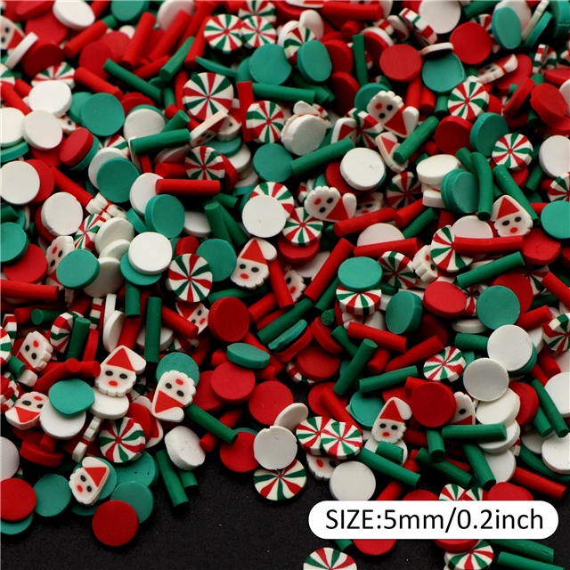 Christmas series soft ceramic slice packaging filler 2#