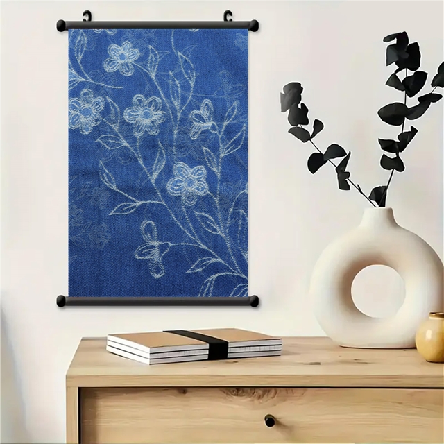 thick jacquard denim fabric 3#,50*176cm(19.7*69.3