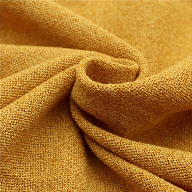 polyester solid color imitation linen fabric