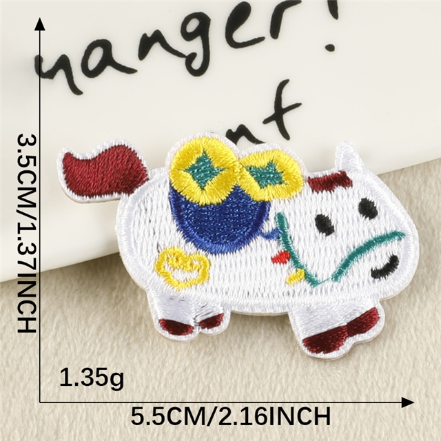 cute little horse embroidery self adhesive patches