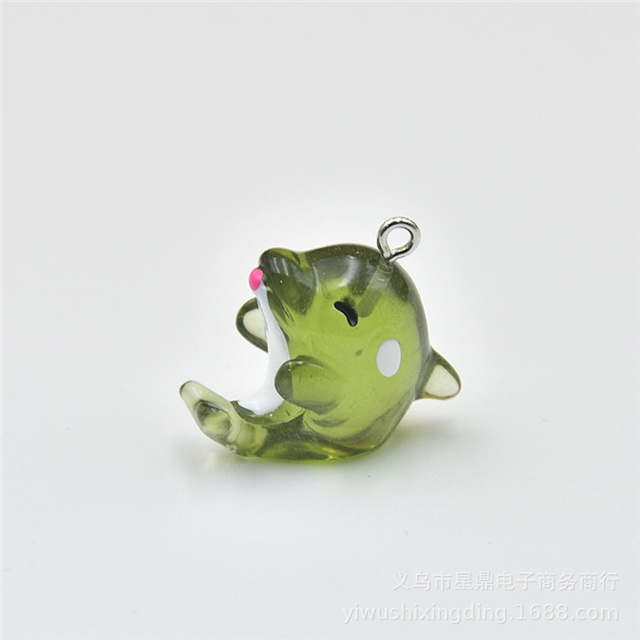 plastic/resin marine animal resin pendant