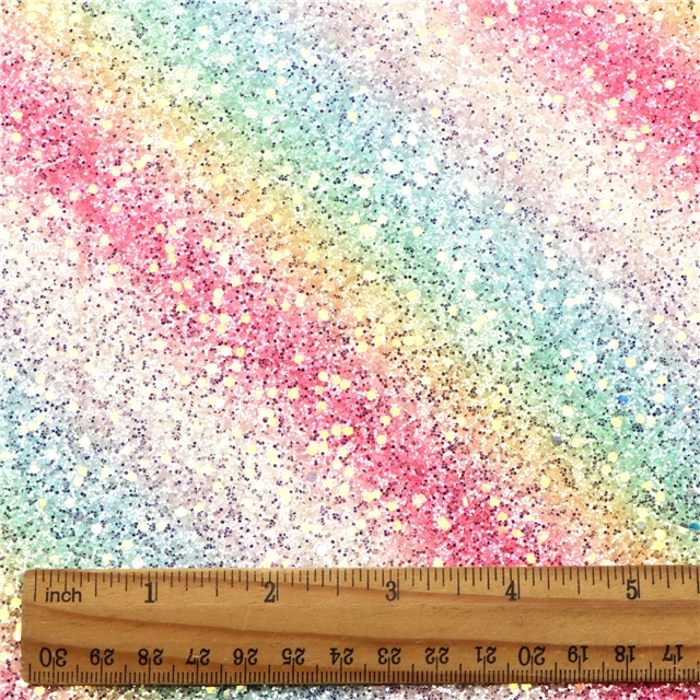 synthetic leather chunky glitter big small sequins mixed faux leather