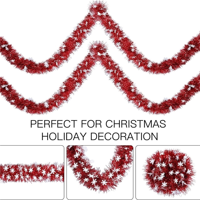 length: 2m resin christmas day floral decorative strips