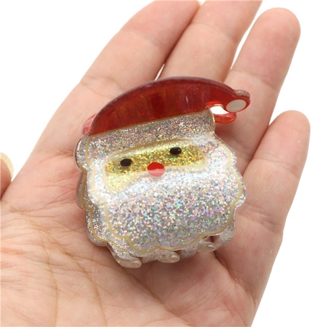 plastic/resin christmas series claw clip