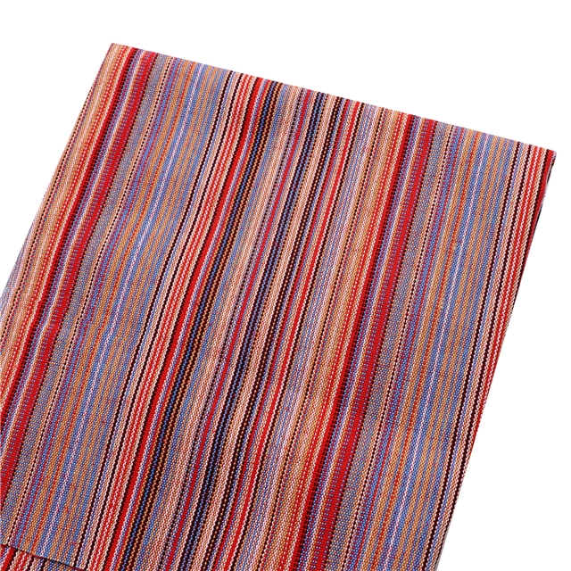 ethnic style series polyester cotton colored weaving fabric