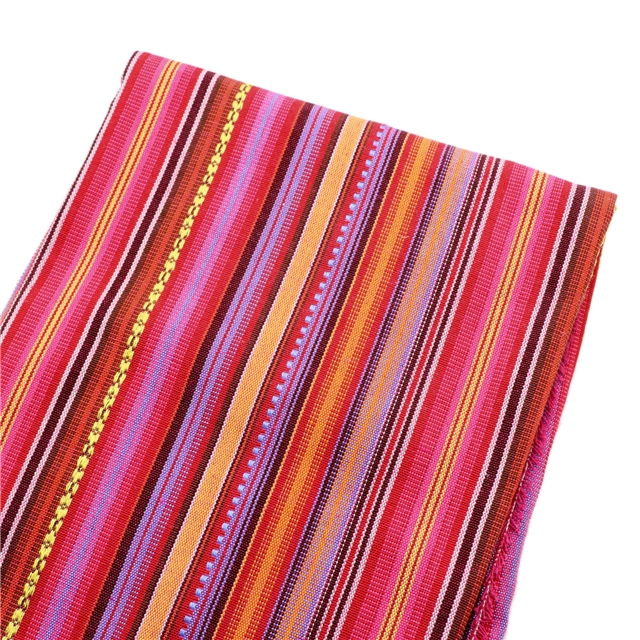 ethnic style series polyester cotton colored weaving fabric
