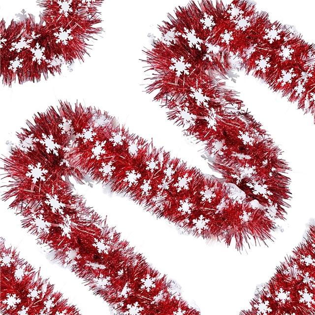 length: 2m resin christmas day floral decorative strips