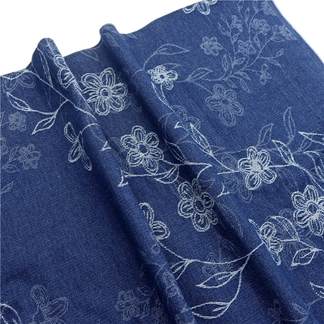 thick jacquard denim fabric 3#,50*176cm(19.7*69.3