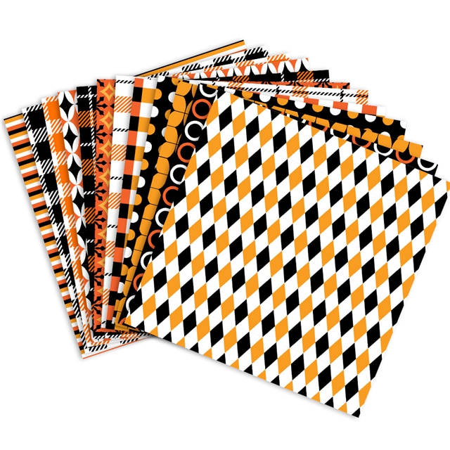 halloween pumpkin skull series gift packaging paper set