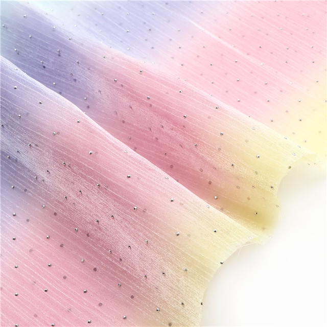 hot diamond organza fabric